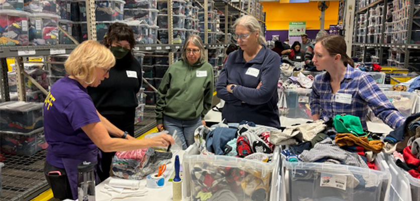 Cradles to Crayons volunteer event