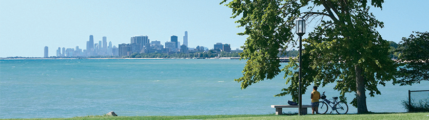 Evanston campus on the lakefront